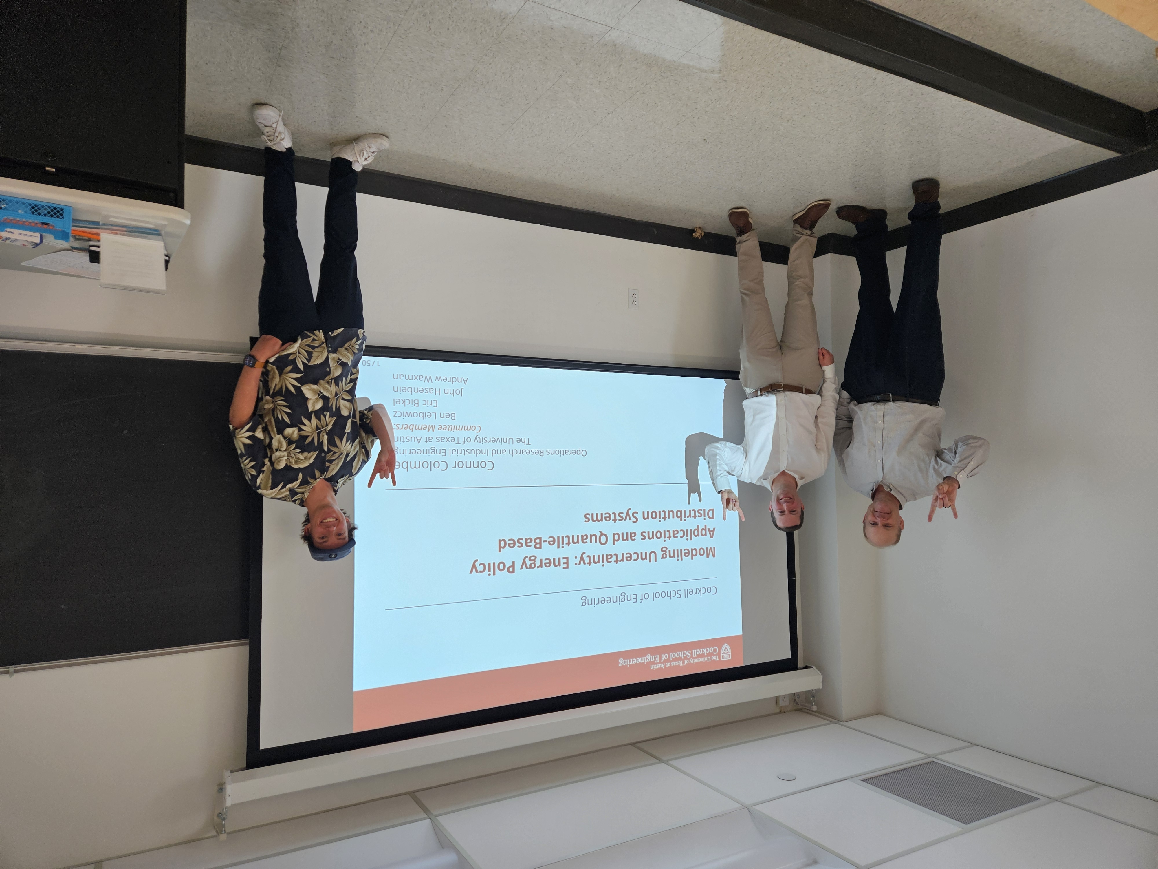 My advisors post defense